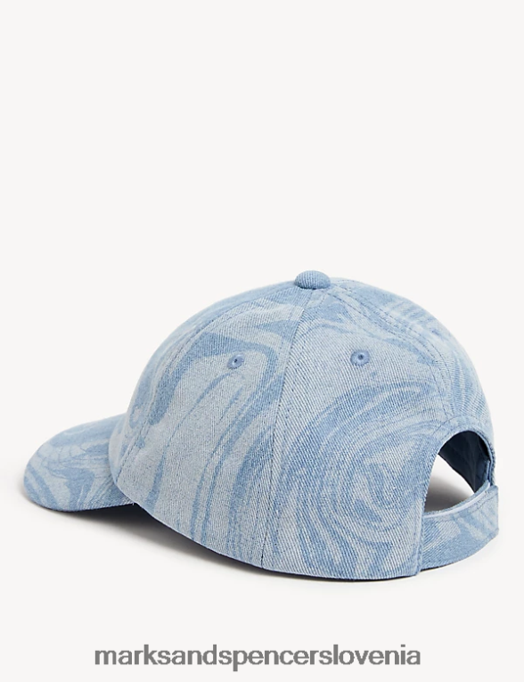 kapa z vzorcem denim Marks & Spencer dodatki otroci 6T8F6X8338