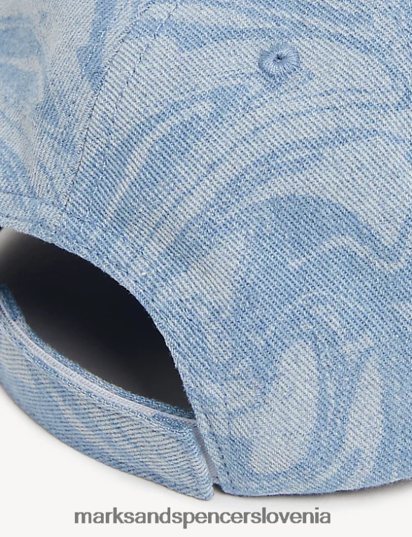 kapa z vzorcem denim Marks & Spencer dodatki otroci 6T8F6X8338