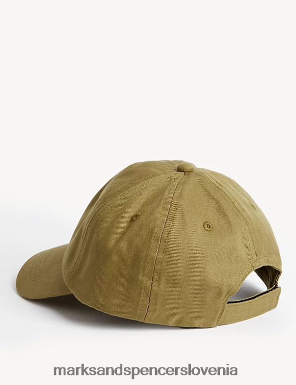 navadna baseball kapa iz čistega bombaža olivno Marks & Spencer dodatki otroci 6T8F6X8578