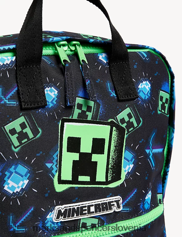 Vodoodbojen šolski nahrbtnik minecraft Črna Marks & Spencer dodatki otroci 6T8F6X7811