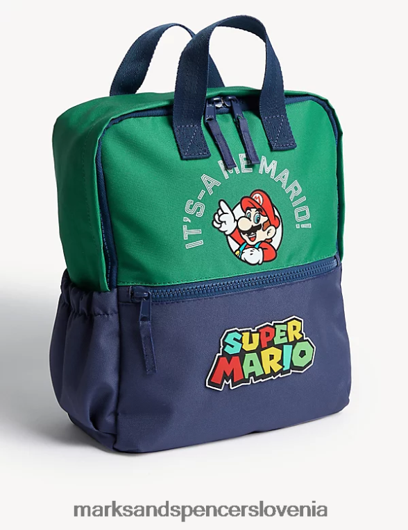 vodoodbojni nahrbtnik super mario temni žajbelj Marks & Spencer dodatki otroci 6T8F6X7806