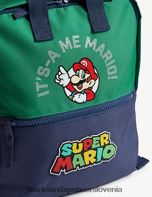 vodoodbojni nahrbtnik super mario temni žajbelj Marks & Spencer dodatki otroci 6T8F6X7806