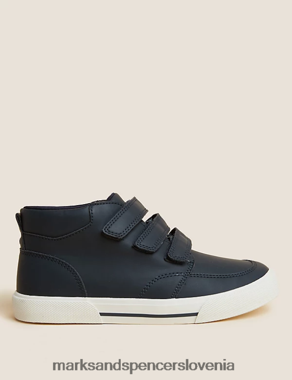 Freshfeet Riptape visoke majice mornarica Marks & Spencer obutev otroci 6T8F6X8521