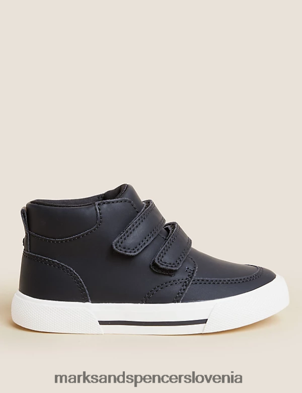 Freshfeet Riptape visoke majice Črna Marks & Spencer obutev otroci 6T8F6X8407