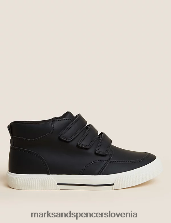 Freshfeet Riptape visoke majice Črna Marks & Spencer obutev otroci 6T8F6X8788