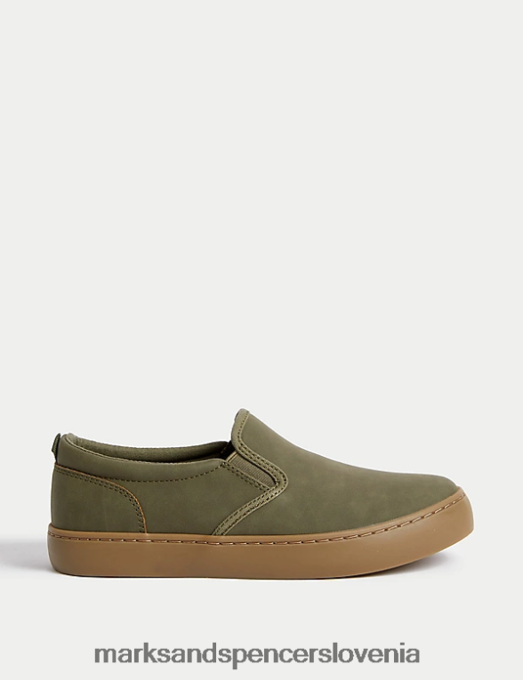 Freshfeet natikači kaki Marks & Spencer obutev otroci 6T8F6X8155