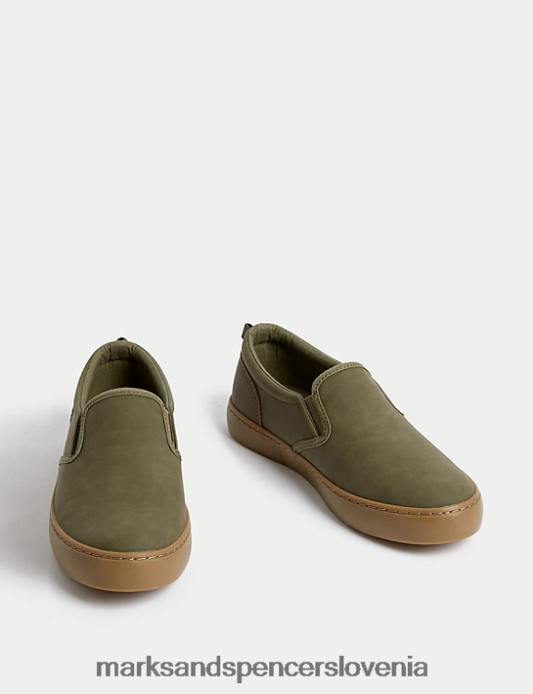 Freshfeet natikači kaki Marks & Spencer obutev otroci 6T8F6X8155