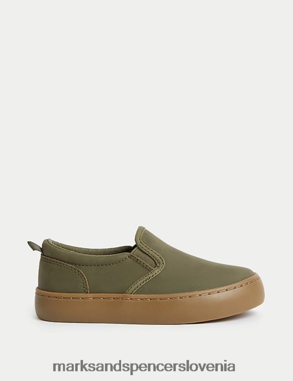 Freshfeet natikači kaki Marks & Spencer obutev otroci 6T8F6X8368