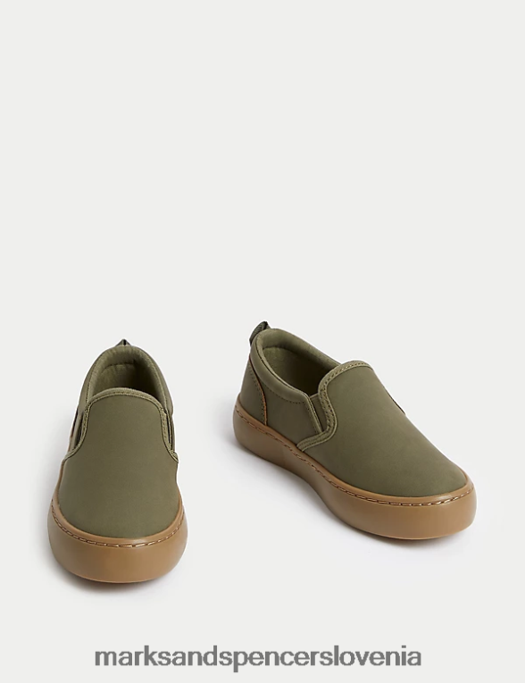 Freshfeet natikači kaki Marks & Spencer obutev otroci 6T8F6X8368
