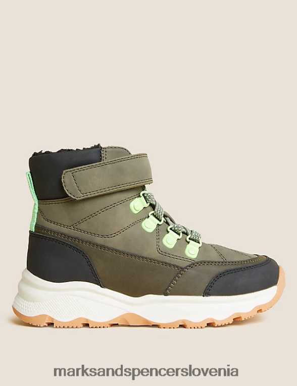 Freshfeet pohodniški čevlji kaki Marks & Spencer obutev otroci 6T8F6X8590