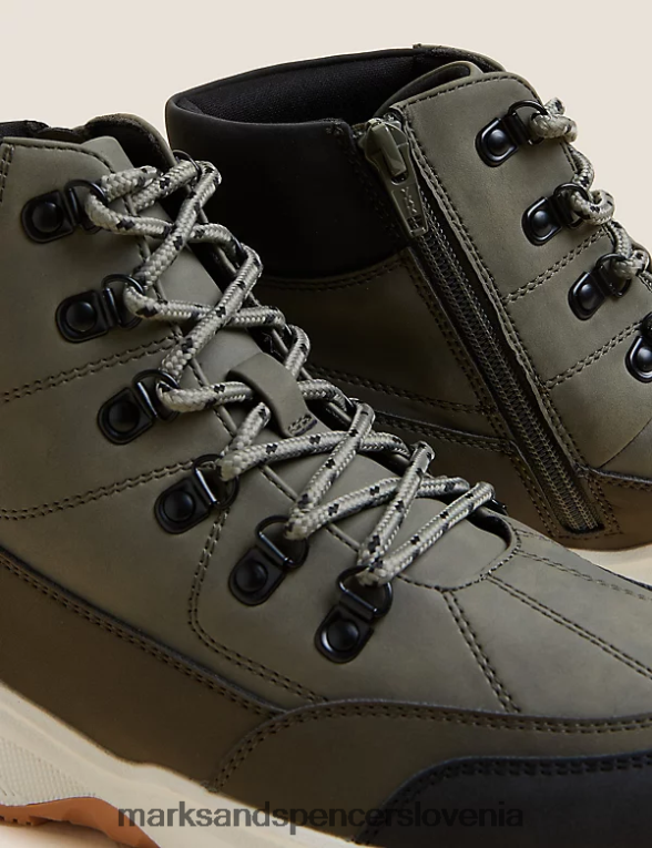 Freshfeet pohodniški čevlji kaki Marks & Spencer obutev otroci 6T8F6X8712