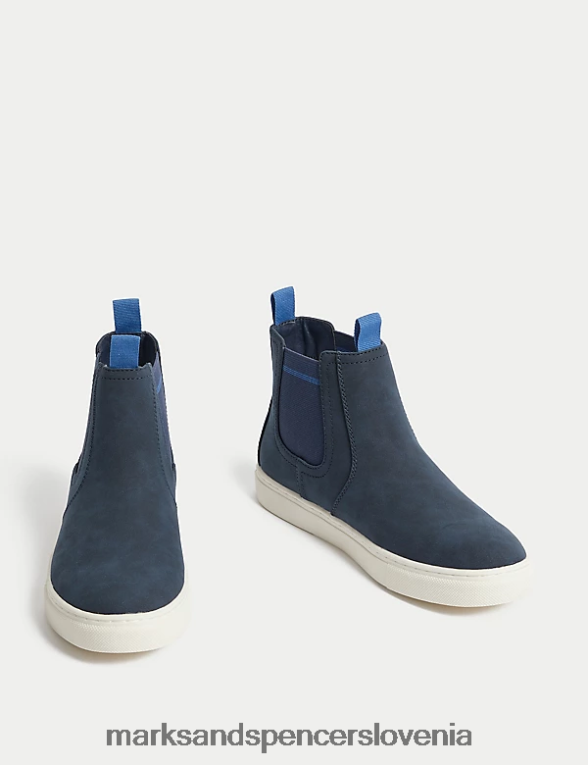 chelsea škornji freshfeet mornarica Marks & Spencer obutev otroci 6T8F6X7955