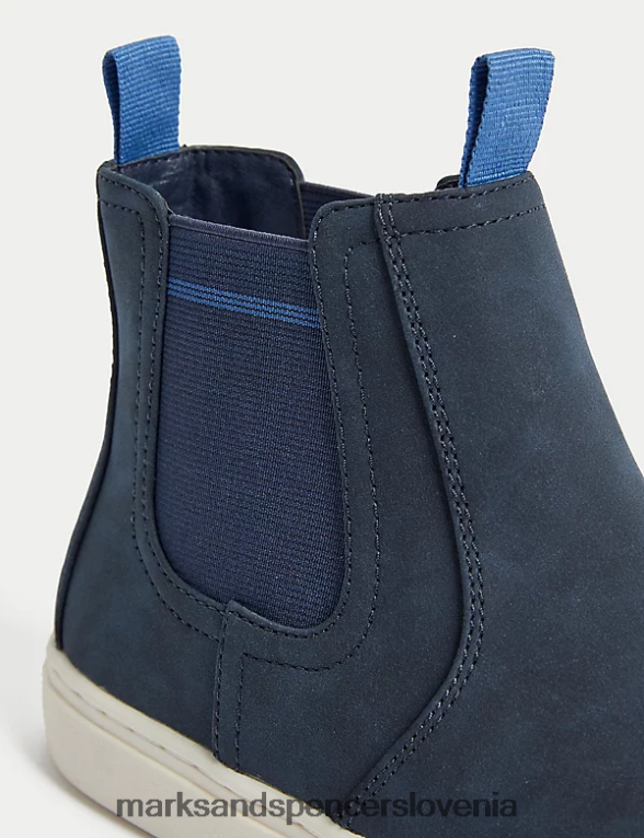 chelsea škornji freshfeet mornarica Marks & Spencer obutev otroci 6T8F6X7955