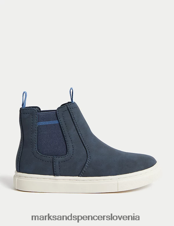 chelsea škornji freshfeet mornarica Marks & Spencer obutev otroci 6T8F6X8205