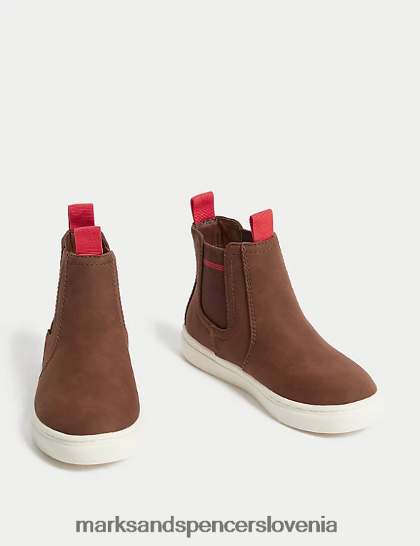 chelsea škornji freshfeet rjav Marks & Spencer obutev otroci 6T8F6X7936