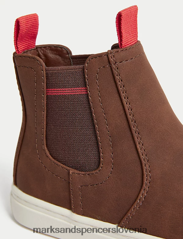 chelsea škornji freshfeet rjav Marks & Spencer obutev otroci 6T8F6X7936