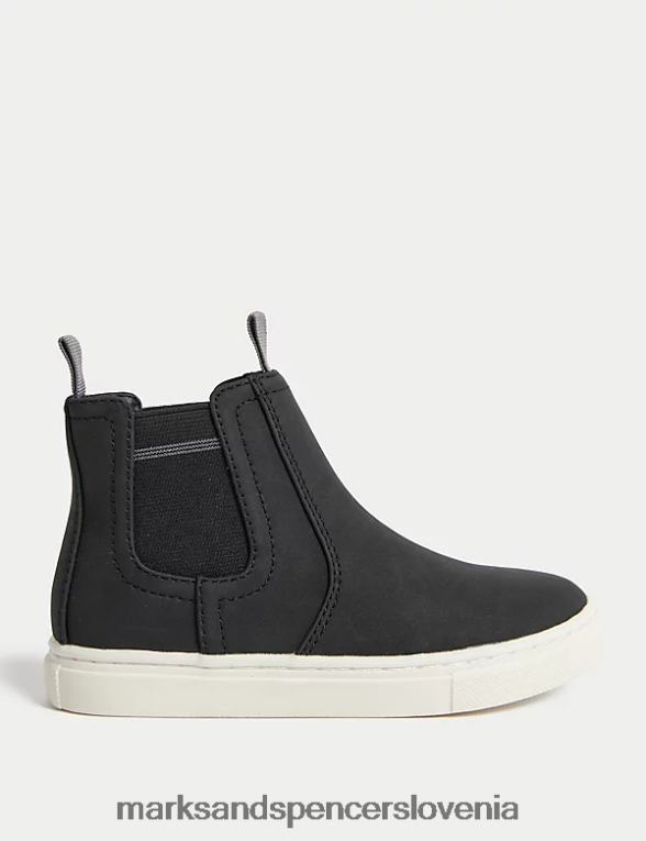chelsea škornji freshfeet Črna Marks & Spencer obutev otroci 6T8F6X8204