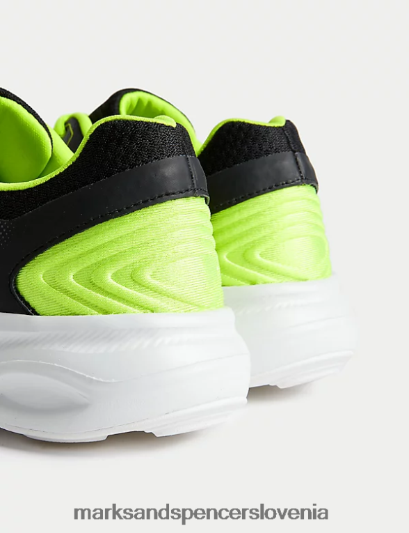 športni trenerji freshfeet črna mešanica Marks & Spencer obutev otroci 6T8F6X8196
