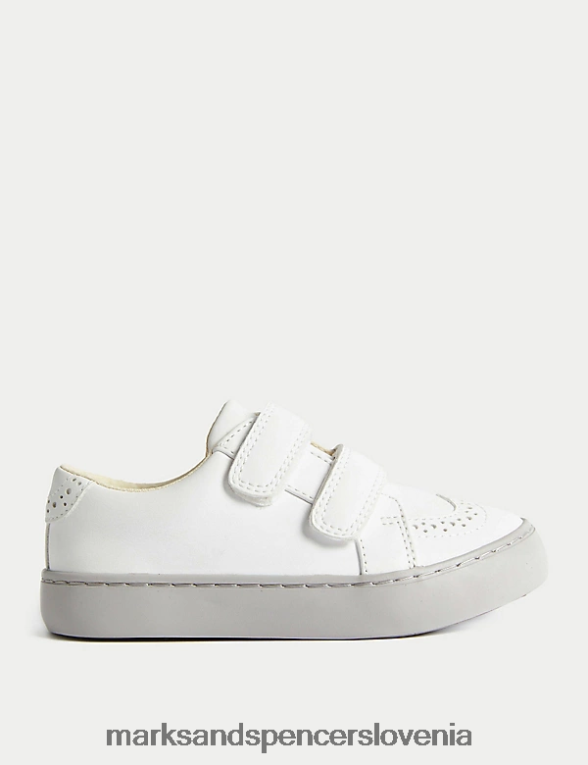 tekači freshfeet riptape bela Marks & Spencer obutev otroci 6T8F6X8400