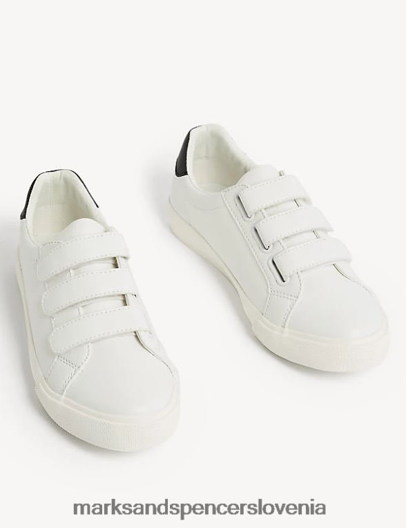 tekači freshfeet riptape bela mešanica Marks & Spencer obutev otroci 6T8F6X8269