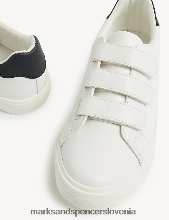 tekači freshfeet riptape bela mešanica Marks & Spencer obutev otroci 6T8F6X8269