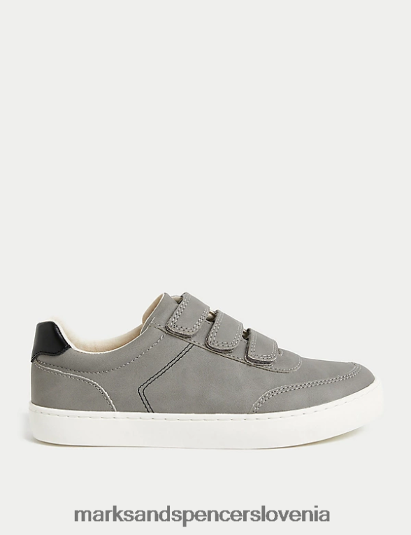 tekači freshfeet riptape siva Marks & Spencer obutev otroci 6T8F6X8313