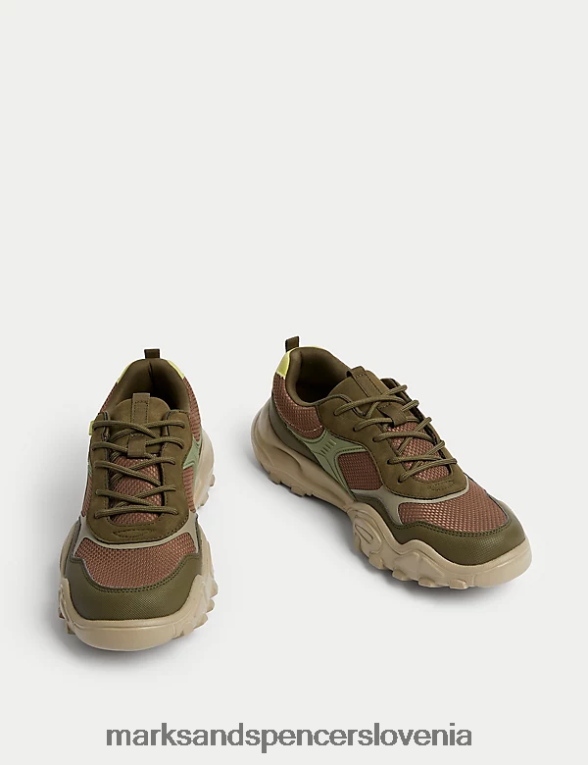 trenažerji freshfeet zelena mešanica Marks & Spencer obutev otroci 6T8F6X8296