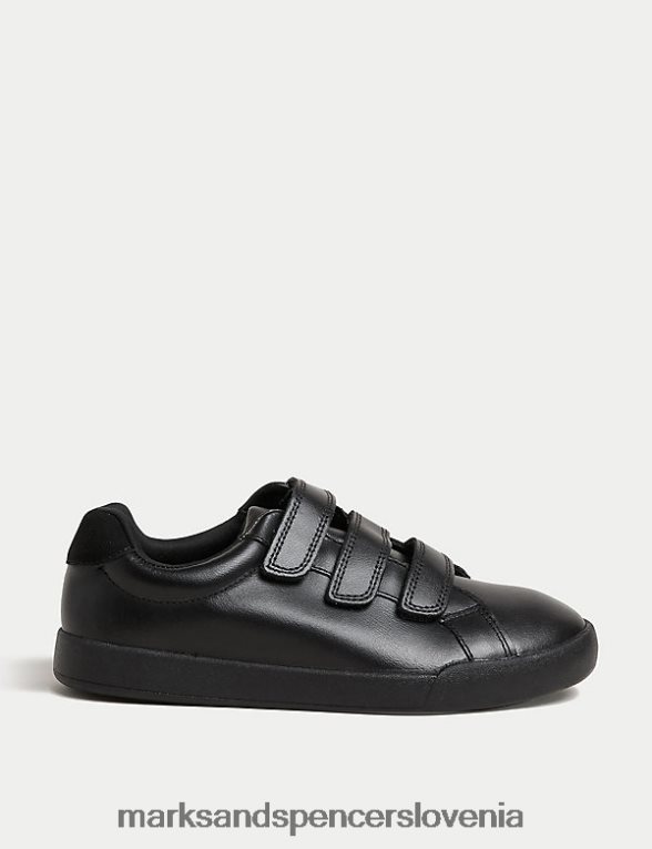 usnjeni šolski čevlji Freshfeet Črna Marks & Spencer obutev otroci 6T8F6X8565