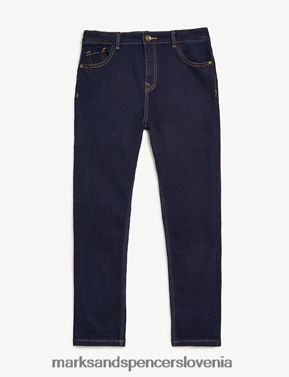 bombaž jones straight fit z raztegljivimi kavbojkami indigo Marks & Spencer oblačila otroci 6T8F6X8449