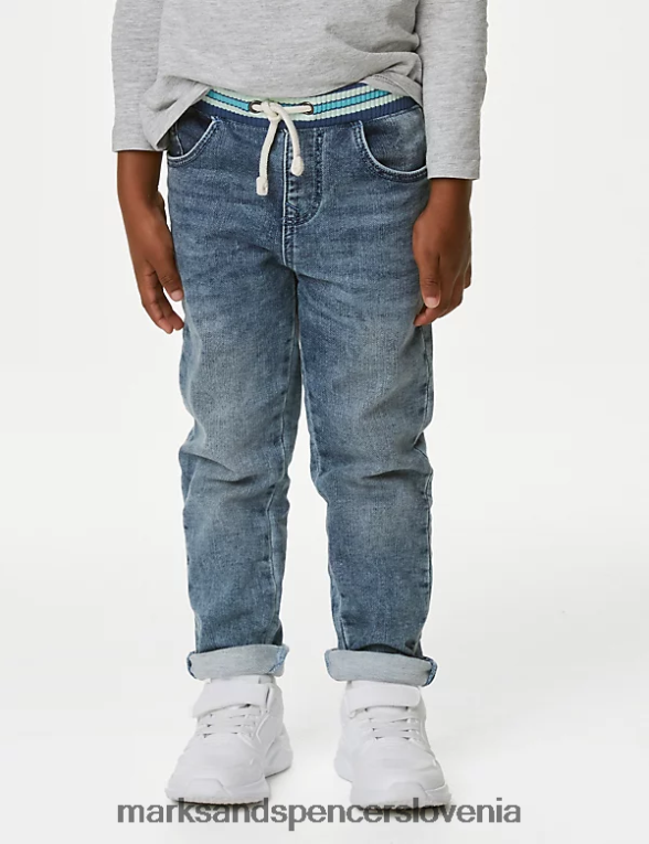 navadne kavbojke denim Marks & Spencer oblačila otroci 6T8F6X8136