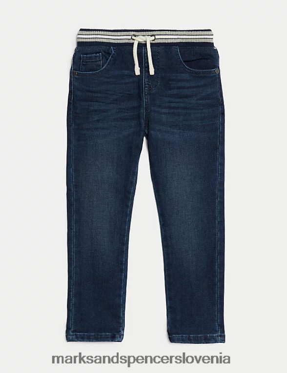 običajne jeans jeans hlače temen denim Marks & Spencer oblačila otroci 6T8F6X8417