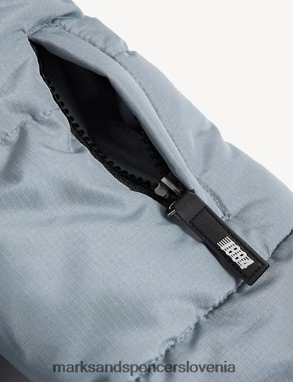 stormwear podložen plašč s kapuco in parangalom jekleno modra Marks & Spencer oblačila otroci 6T8F6X8193