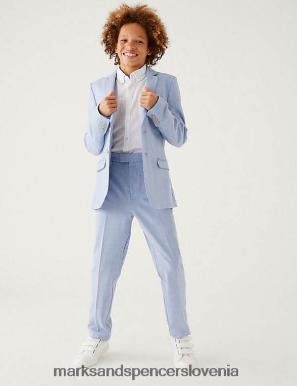 hlače mini me slim nežno modra Marks & Spencer oblačila otroci 6T8F6X7995