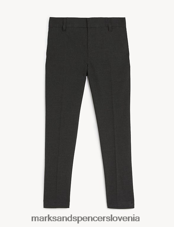 super skinny daljše šolske hlače oglje Marks & Spencer oblačila otroci 6T8F6X8574