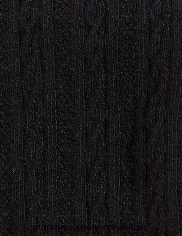 3 kos pletenih hlačnih nogavic Črna Marks & Spencer oblačila otroci 6T8F6X9645