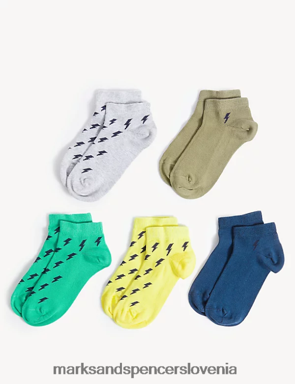 5pk bombažne športne podloge za strele multi Marks & Spencer oblačila otroci 6T8F6X8510