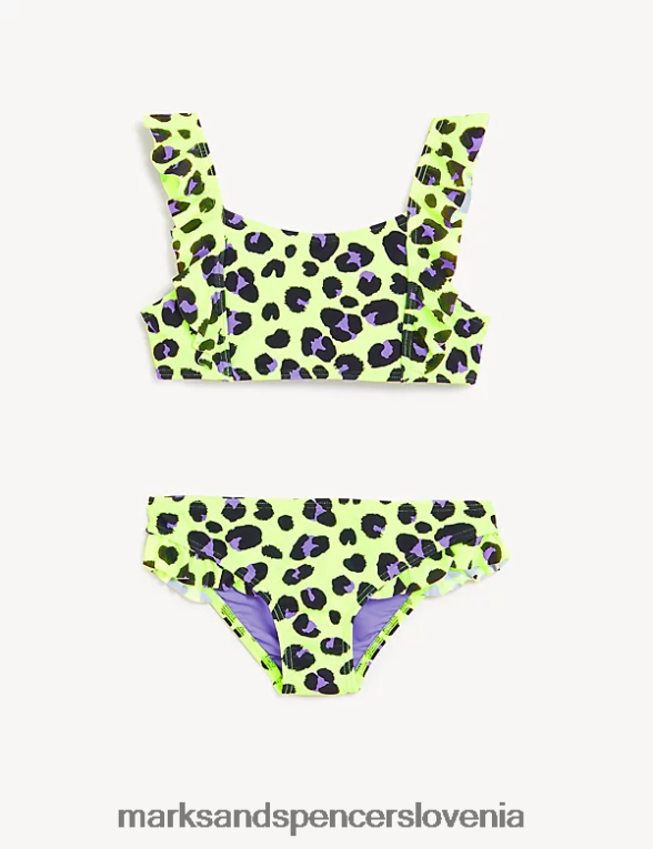 bikini z leopardjim vzorcem apno Marks & Spencer oblačila otroci 6T8F6X9832