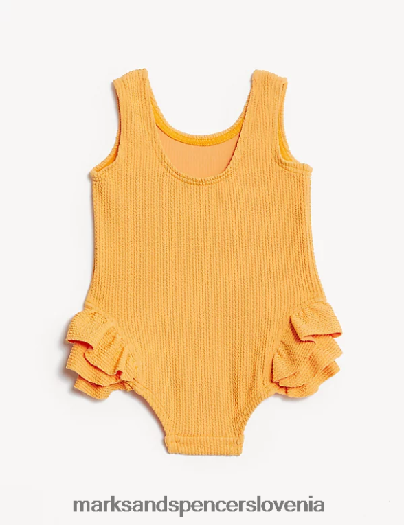 teksturirane kopalke z volančki klementina Marks & Spencer oblačila otroci 6T8F6X7759