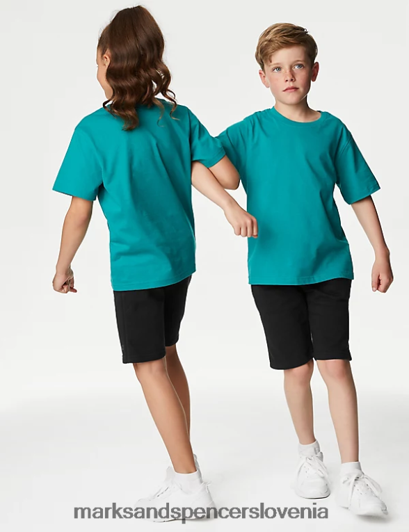 2pk športne šolske kratke hlače Črna Marks & Spencer oblačila otroci 6T8F6X7965