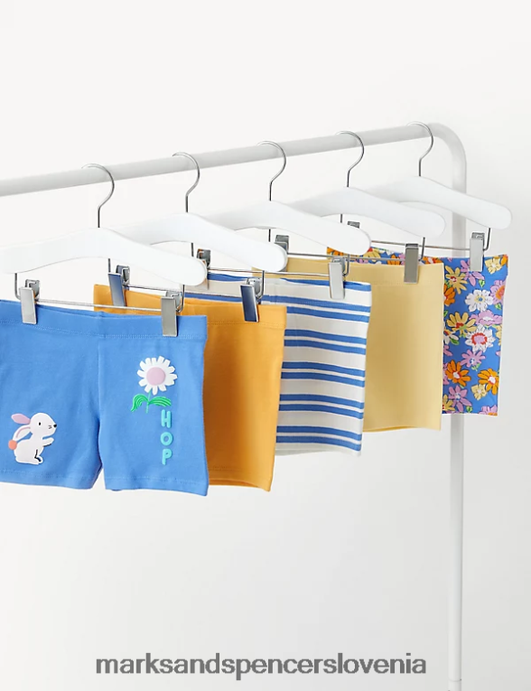 5pk bombažne kratke hlače z vzorci multi Marks & Spencer oblačila otroci 6T8F6X9408