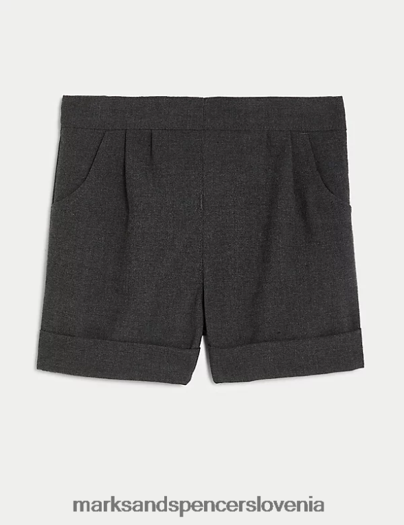 dvigni šolske kratke hlače siva Marks & Spencer oblačila otroci 6T8F6X9836