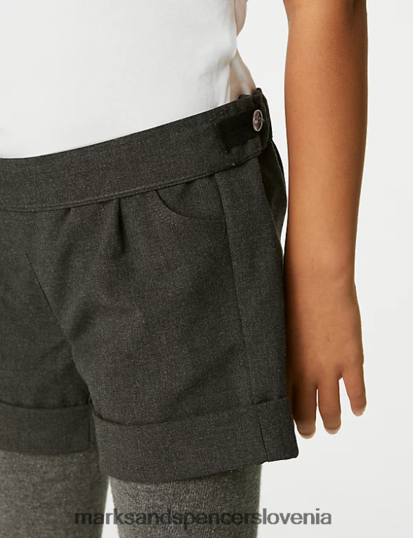 dvigni šolske kratke hlače siva Marks & Spencer oblačila otroci 6T8F6X9836