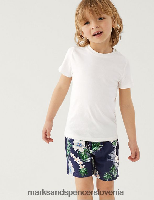kopalke s havajskim potiskom mornarska mešanica Marks & Spencer oblačila otroci 6T8F6X8365