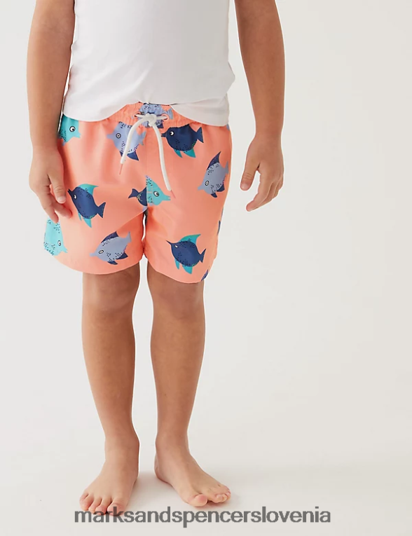 kopalke s potiskom rib koralna mešanica Marks & Spencer oblačila otroci 6T8F6X8571