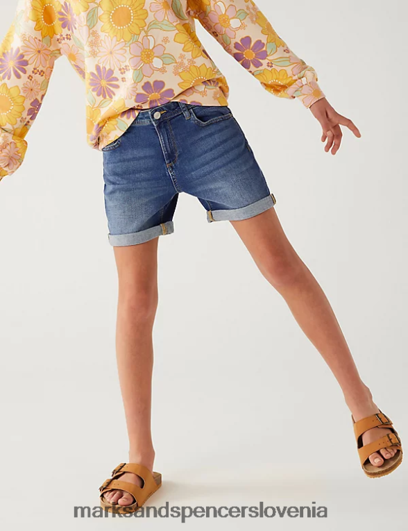 kratke hlače denim Marks & Spencer oblačila otroci 6T8F6X9509