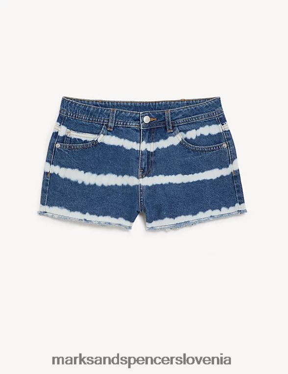 kratke hlače tie dye denim Marks & Spencer oblačila otroci 6T8F6X9902