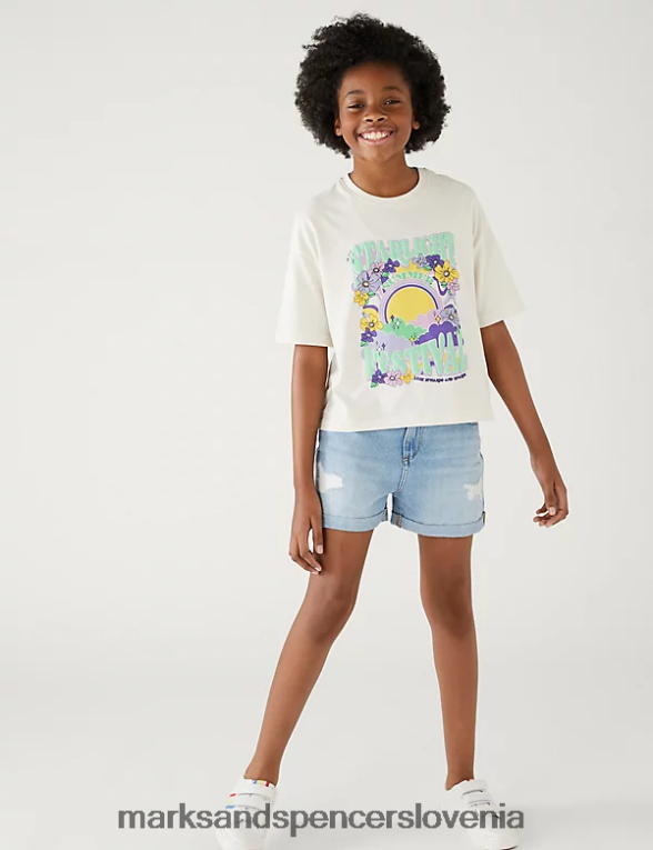 mamine kratke hlače denim Marks & Spencer oblačila otroci 6T8F6X9782