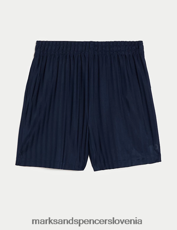športne šolske kratke hlače mornarica Marks & Spencer oblačila otroci 6T8F6X8355