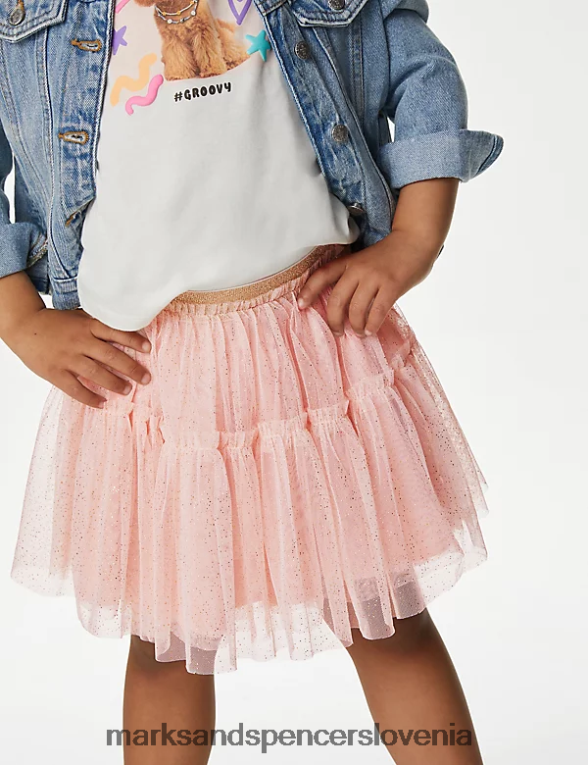bleščeče tutu krilo roza Marks & Spencer oblačila otroci 6T8F6X9354