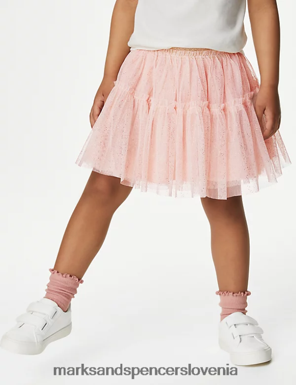 bleščeče tutu krilo roza Marks & Spencer oblačila otroci 6T8F6X9354